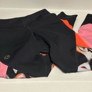 Under Armour Black and Pink Performance Leggings